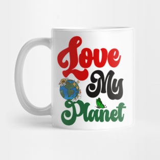 happy funny  earth day 2024 gift april 22 Cute Teacher  Lover Rainbow Mug